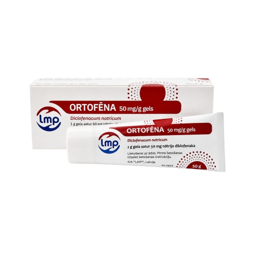 Product image of ORTOFĒNA 50MG/G GELS 50G