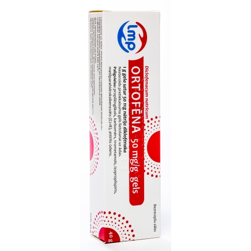 ORTOFĒNA 50MG/G GELS 40G