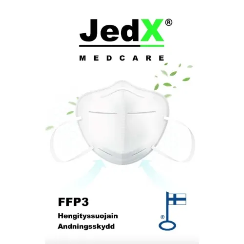 Product image of RESPIRATORS JEDX  FFP3 BEZ VĀRSTA 3GAB
