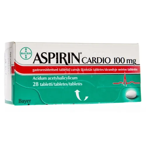 ASPIRIN Cardio 100 mg tabletes, 28 gab.