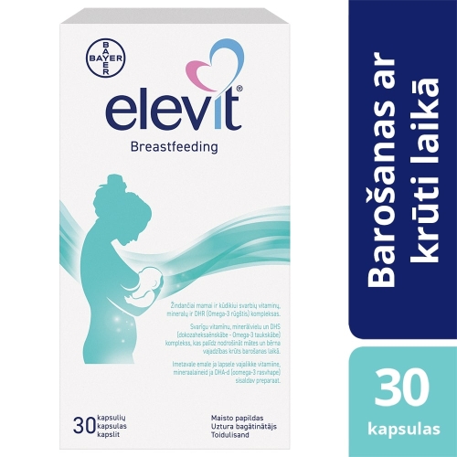 ELEVIT Breastfeeding kapsulas, 30gab - Produkta attēls 