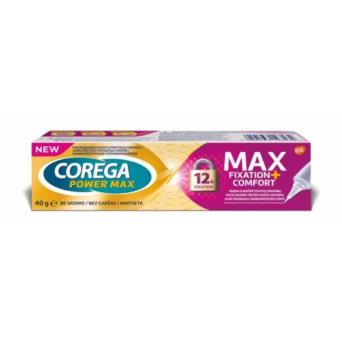 COREGA Power Max Comfort fiksācijas krēms, 40 g