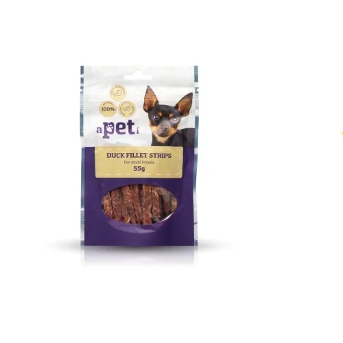 APETI PĪĻU FILEJAS STRĒMELES SUŅIEM 55G - Produkta attēls 