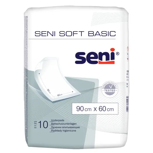Product image of SENI SOFT BASIC absorbējošie paladziņi, 90x60 cm, 10 gab.