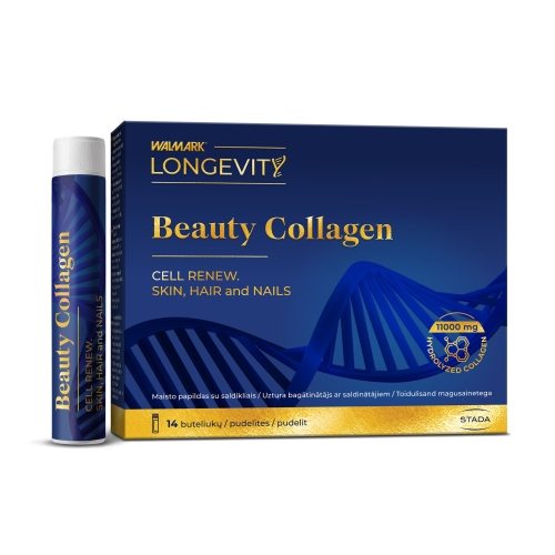 Product image of WALMARK Longevity Beauty Collagen šoti 25 ml, 14 gab.