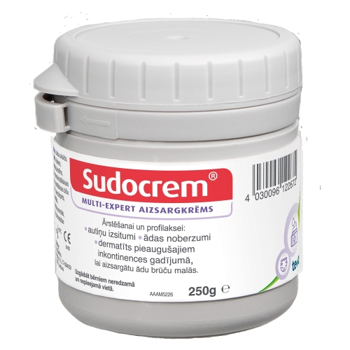 Latvia product data sample: SUDOCREM® Multi-expert barrier krēms, 250 g