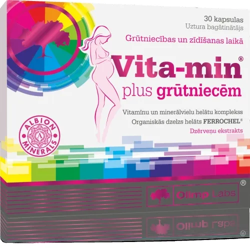 OLIMPLABS VITA-MIN+ GRŪTNIECĒM KAPS N30 - Produkta attēls