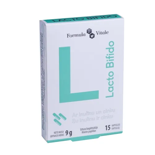 Product image of FORMULA VITALE Lacto Bifido kapsulas, 15 gab.