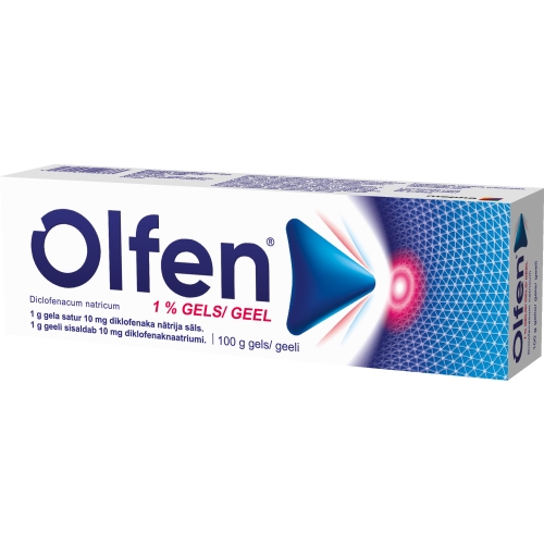 Product image of OLFEN 1 % gēls, 100 g.