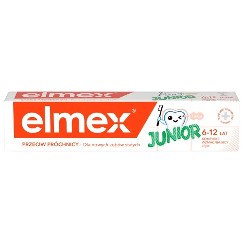 ELMEX® Junior zobu pasta (6 - 12 g.), 75 ml