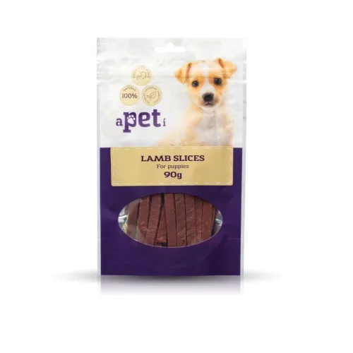 APETI JĒRA GAĻAS STRĒMELES SUŅIEM/KUCĒNIEM 90G - Produkta attēls 