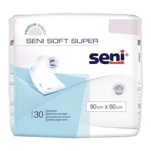 Product image of SENI SOFT SUPER absorbējošie paladziņi, 90x60 cm, 30 gab.