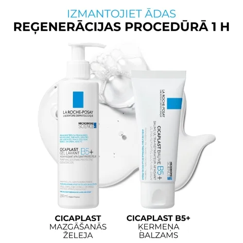 LA ROCHE-POSAY Gel Lavant B5 attīrošs gēls, 200 ml - Produkta attēls 6