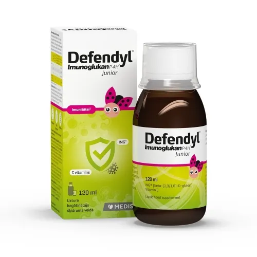 DEFENDYL® Imunoglukan P4H Junior šķidrums, 120 ml