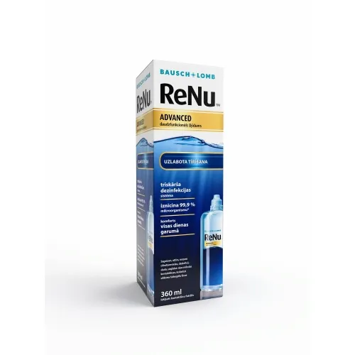 RENU Advanced kontaktlēcu kopšanas šķīdums, 360 ml