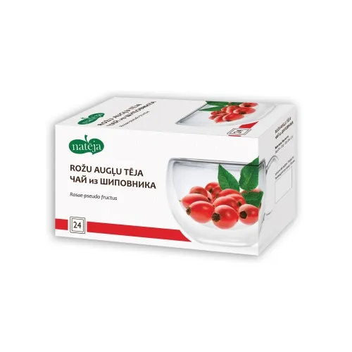 Product image of NATĒJA Mežrozīšu augļu tēja, 24 gab