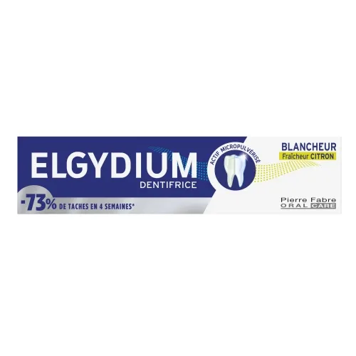 ELGYDIUM Whitening Cool Lemon zobu pasta, 75 ml