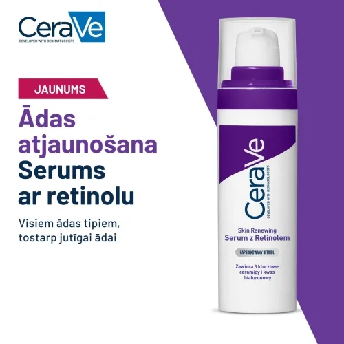 CERAVE Skin Renewing Retinol serums, 30 ml - Produkta attēls 1