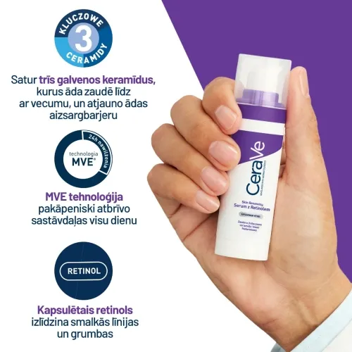 CERAVE Skin Renewing Retinol serums, 30 ml - Produkta attēls 4