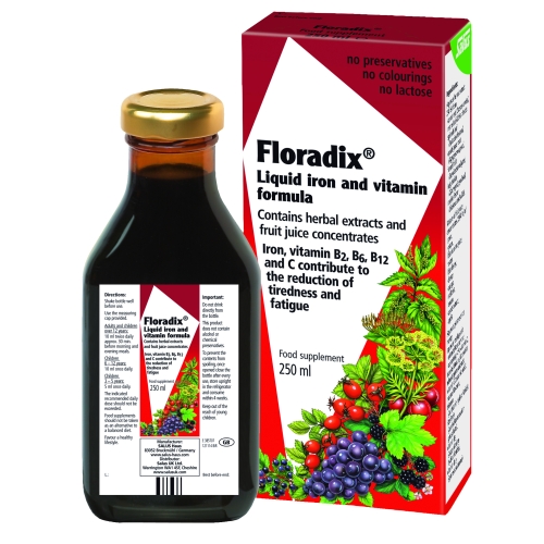 Product image of Floradix dzelzs, šķīdums 250 ml