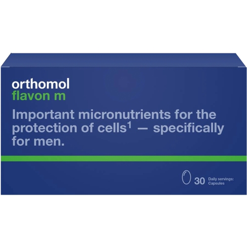 Product image of ORTHOMOL Flavon M kapsulas, 30 gab