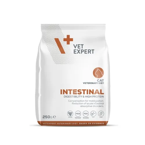 4T VD KAĶU INTESTINAL SAUSĀ B 250G - Produkta attēls 