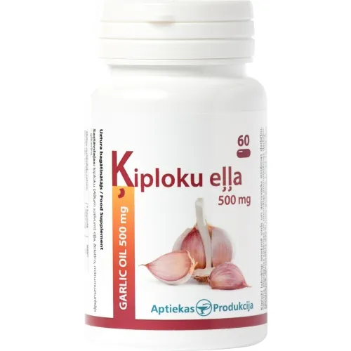 AP Ķiploku eļļa kapsulas, 500mg, 60gab