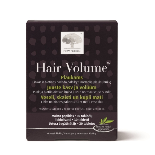 Product image of NEW NORDIC Hair Volume tabletes, 30 gab.