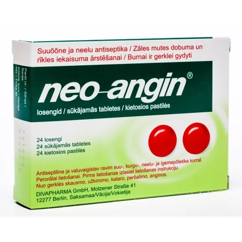 Product image of NEO-ANGIN TABLETES N24