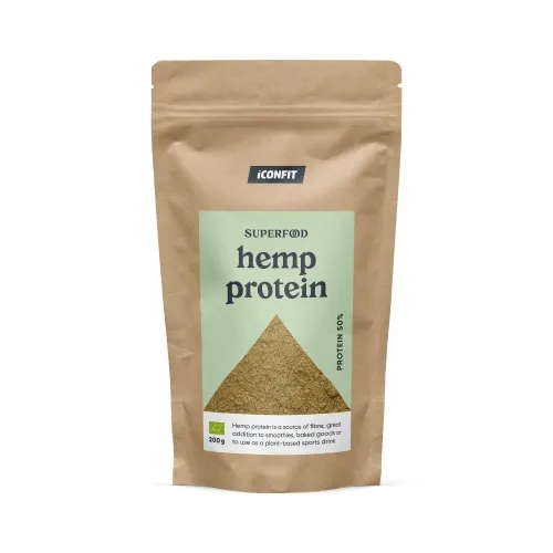 Product image of ICONFIT Kaņepju proteīns 50% (200g)