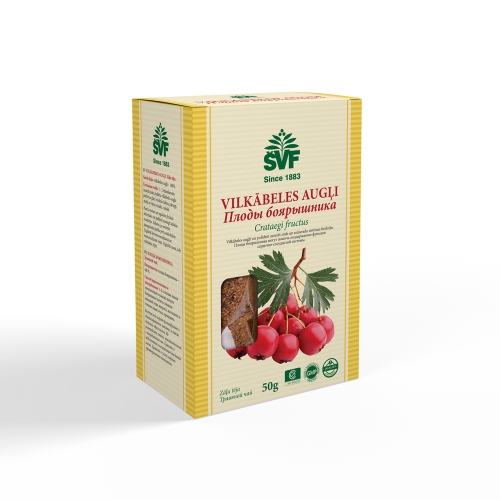 Tēja VILKĀBELES (Crataegus monogyna) augļi, 50g - Produkta attēls 