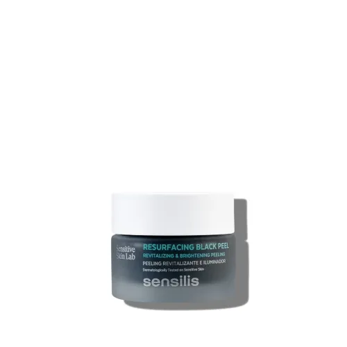 SENSILIS Resurfacing Black Peel sejas skrubis, 50 ml