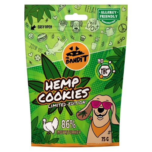 MR.BANDIT HEMP KAŅEPJU CEPUMI AR TĪTARU 75G - Produkta attēls 