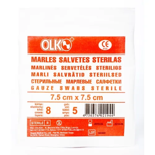 Product image of MARLES SALVETES STER.7.5CMX7.5CM N5 (OLKO)