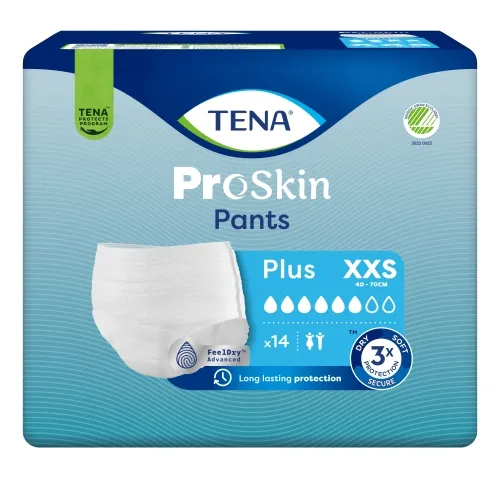TENA Pants Plus biksītes XXS izmērs, 14 gab.