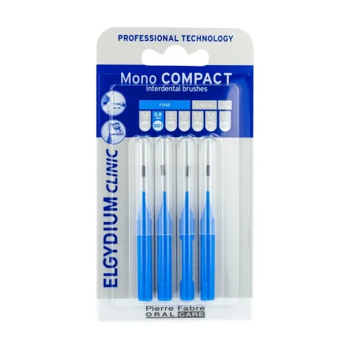 Product image of ELGYDIUM Clinic Monocompact starpzobu birstītes (zilas), 0.8 mm