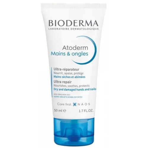 BIODERMA Atoderm Mains&Ongles roku krēms, 50 ml