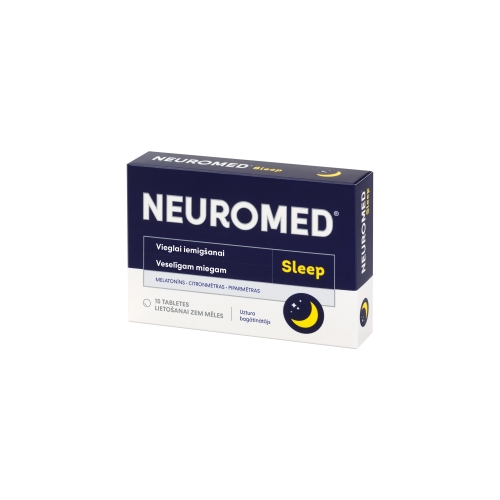 Product image of NEUROMED Sleep tabletes, 15 gab.