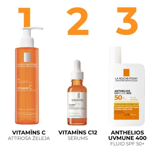 LA ROCHE-POSAY Vitamin C attīroša želeja, 200 ml - Produkta attēls 3