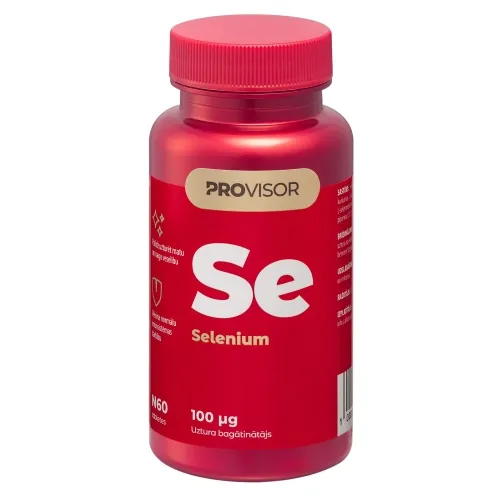 PROVISOR Selēns (Se) 100 mcg tabletes, 60 gab. - Produkta attēls 