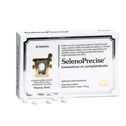 Product image of SELENO PRECISE 100 mcg tabletes, 30 gab.
