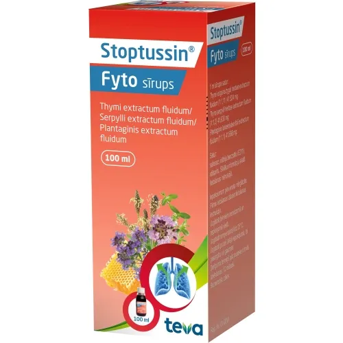 STOPTUSSIN Fyto sīrups, 100 ml