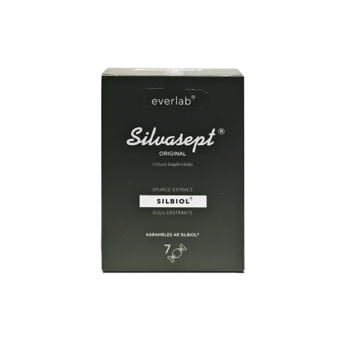 SILVASEPT Original karameles 29.4 g, 7 gab