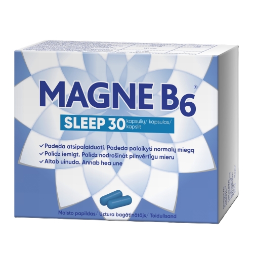 MAGNE B6 Sleep kapsulas, 30 gab