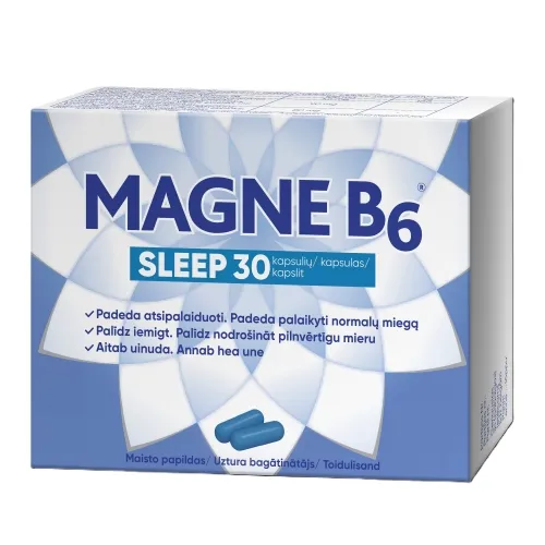 MAGNE B6 Sleep kapsulas, 30 gab
