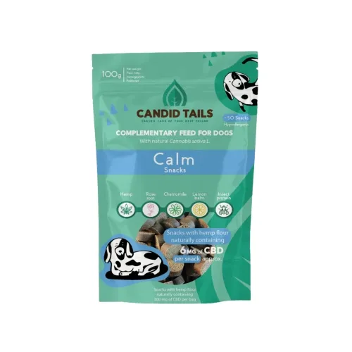 Candid Tails CBD Calm papildbarība suņiem 100g - Produkta attēls 