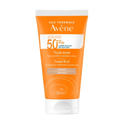 Product image of AVENE Sun SPF50+ aizsarglīdzeklis fluīds ar toni, 50ml