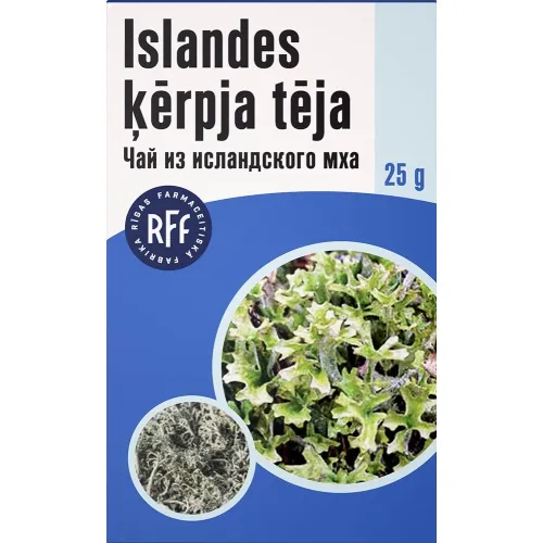 RFF Islandes ķērpja tēja, 25 g - Produkta attēls 