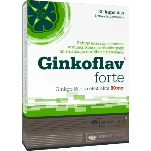 OLIMPLABS GINKOFLAV FORTE 80MG KAPS N30 - Produkta attēls