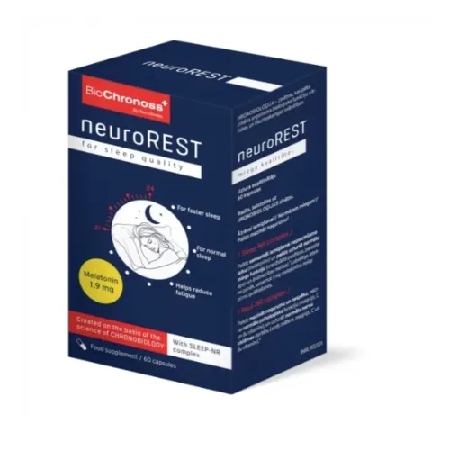 Product image of BIOCHRONOSS NEUROREST kapsulas, 60 gab.